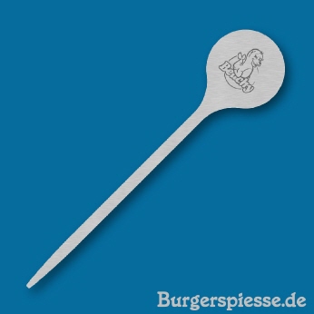 Burgerspieß 101 mit Lasergravur Beachy